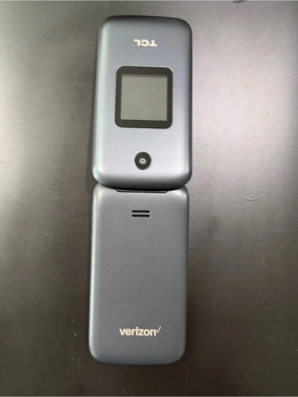 TCL Flip Phone in Charcoal Gray with External Display